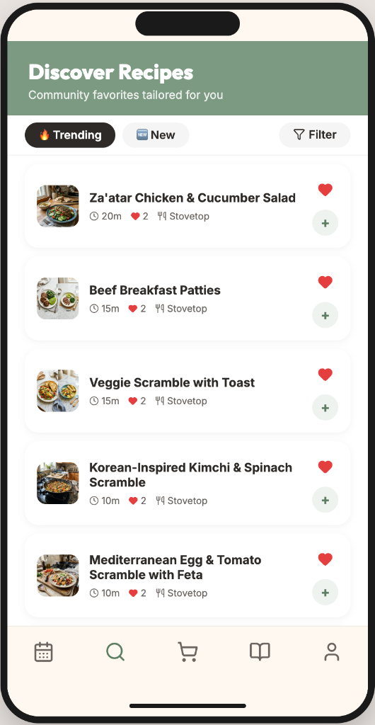 Recipe discovery